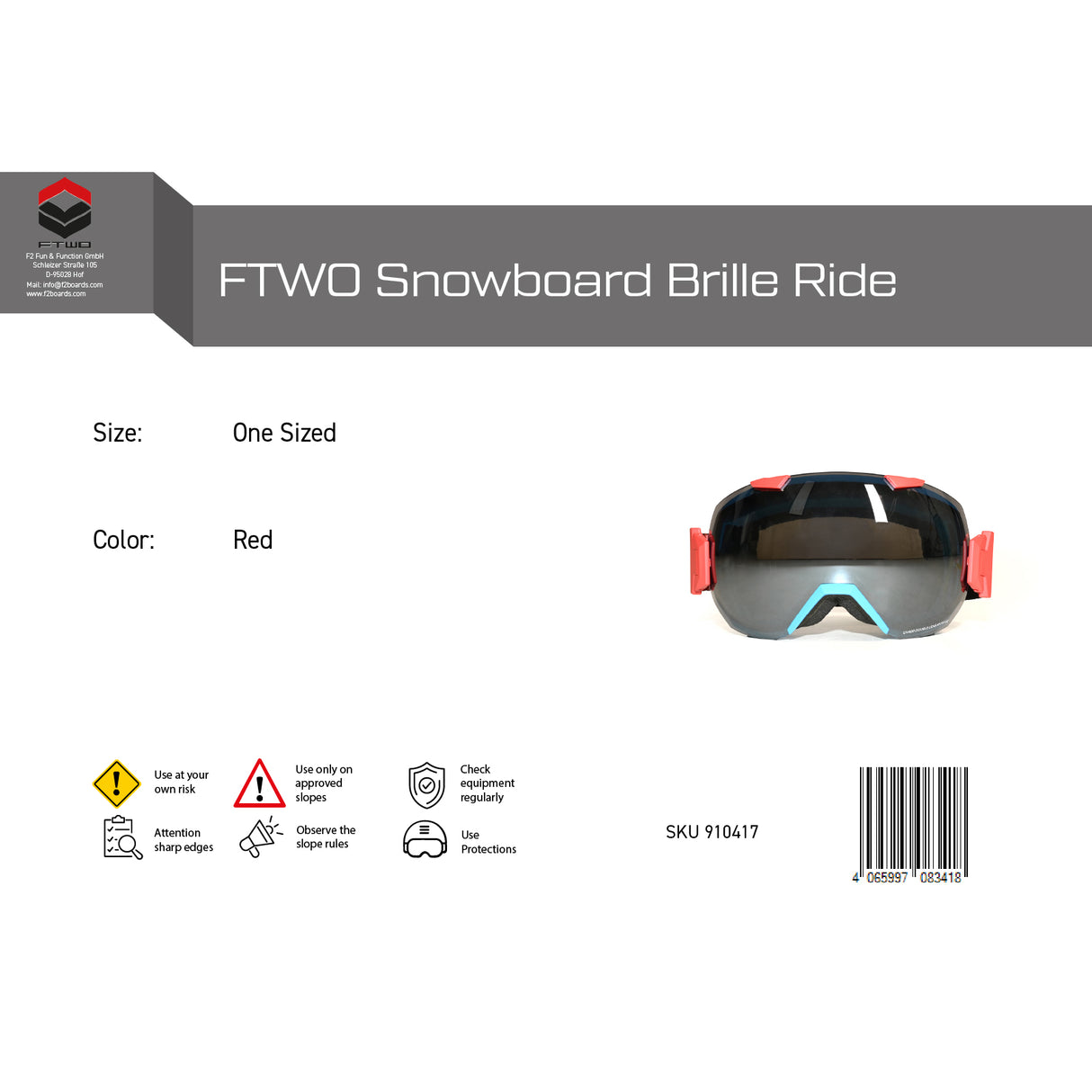Top Marken Snowboard-/Ski Brillen - Sale - Modelle wählbar