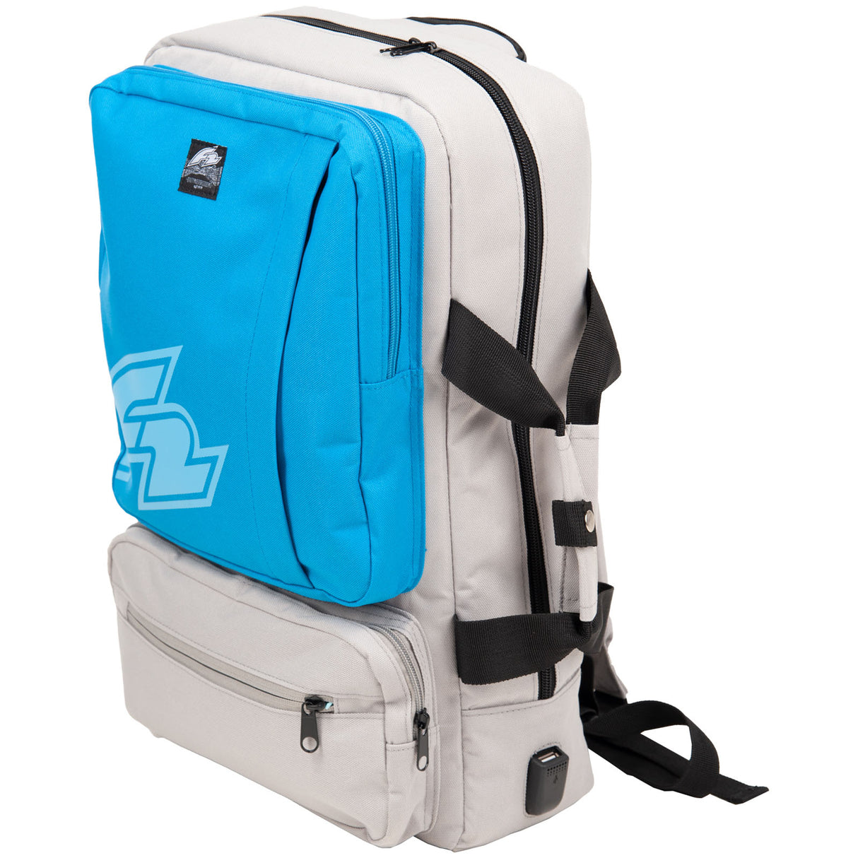 F2 Rucksack Ridge Tasche 14 L Grau/Blau