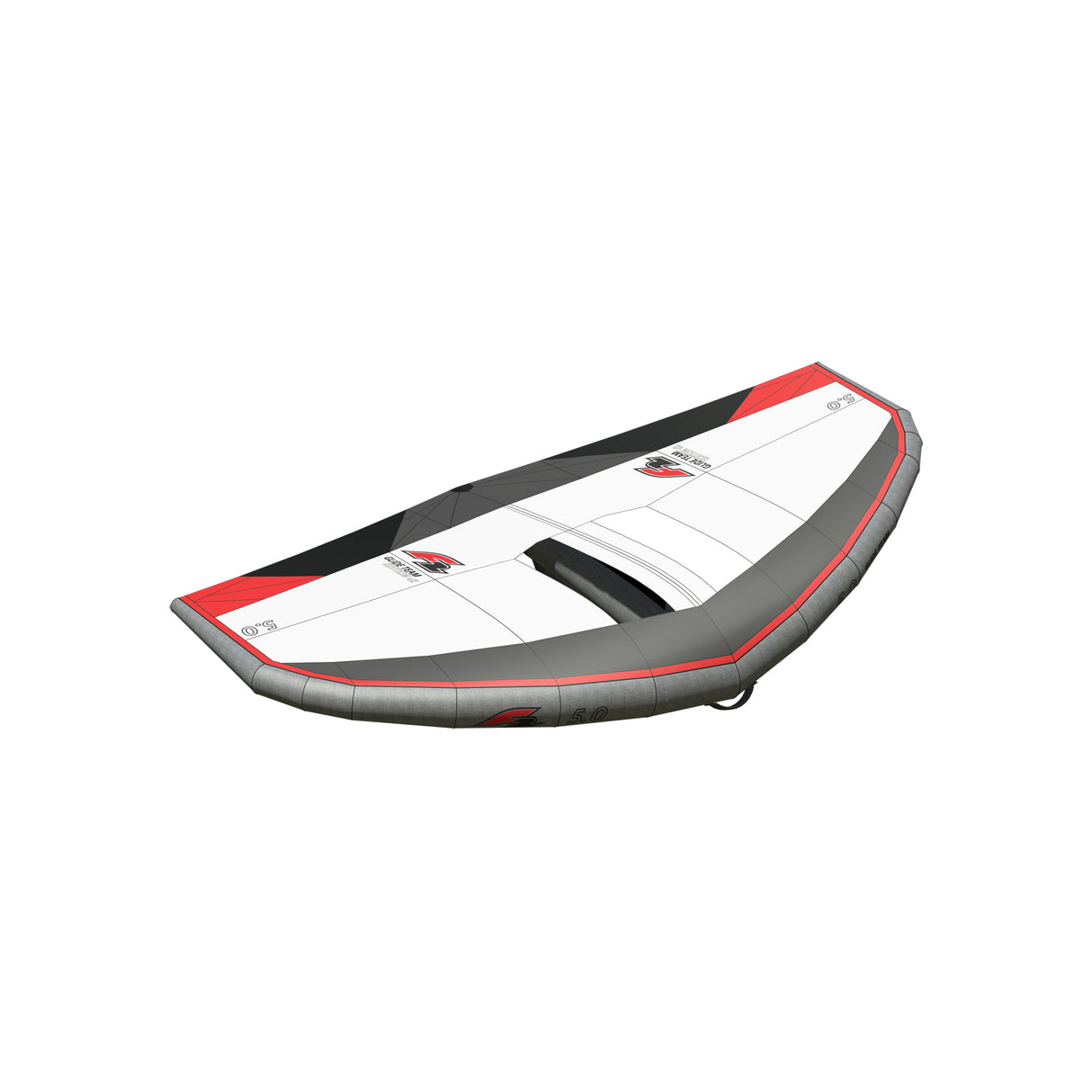F2 Wing Glide Team Edition Carbon Handle 3,5-7,5qm wählbar Weiss/Grau