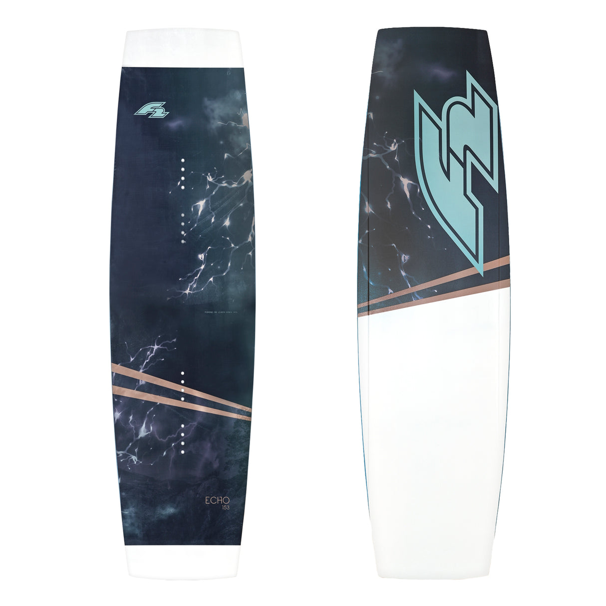 F2 Wakeboard Echo Blau 145cm/148cm/153cm - Größe wählbar