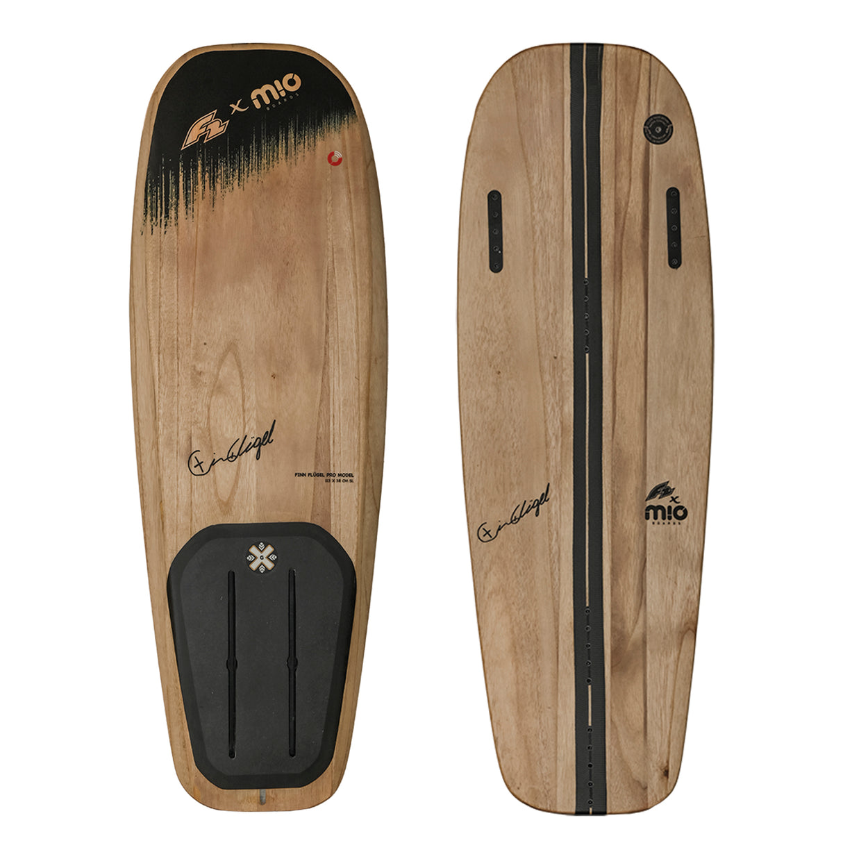F2 Foilboard Finn Flügel Pro Model Wood Kitefoil - Größe wählbar