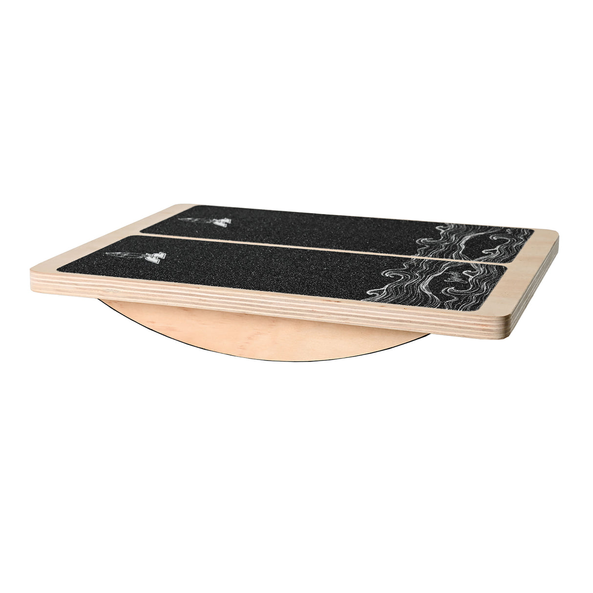 F2 Balance Board Step Board Multi Trainingsgerät Verstellbar Holz