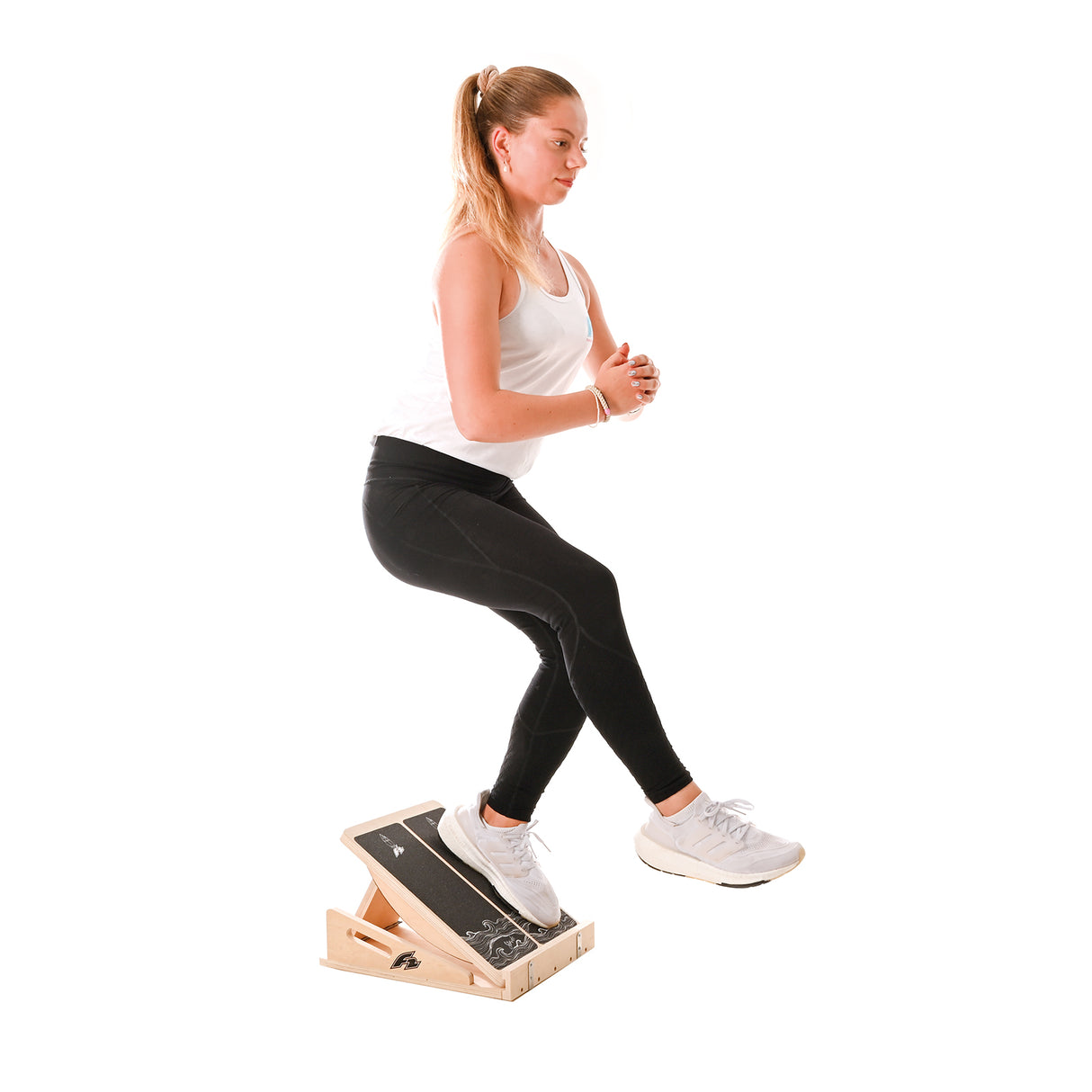 F2 Balance Board Step Board Multi Trainingsgerät Verstellbar Holz