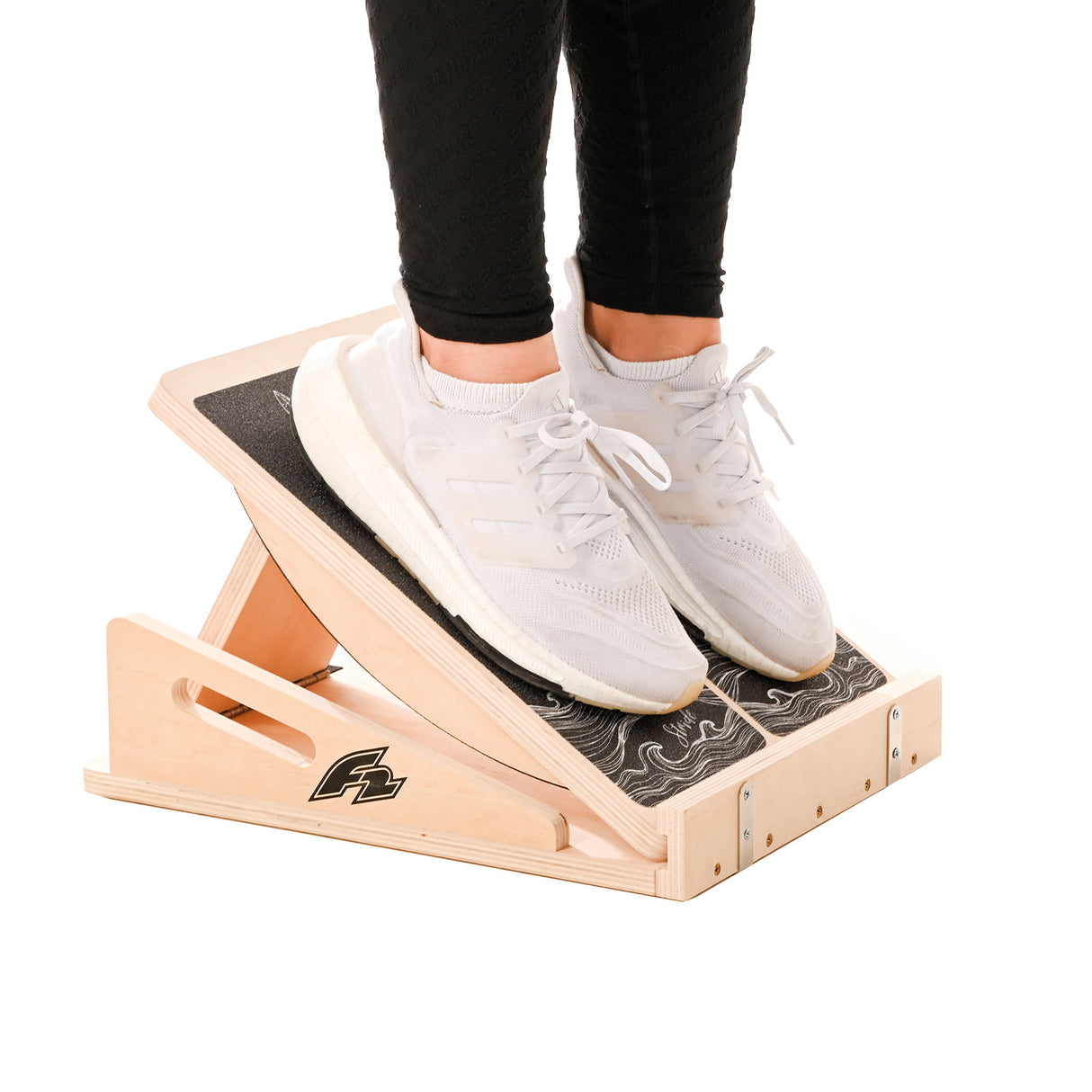 F2 Balance Board Step Board Multi Trainingsgerät Verstellbar Holz