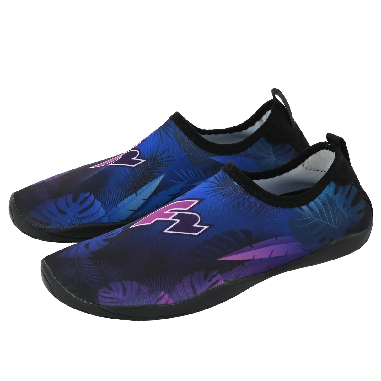 F2 Damen Neopren Schuhe Barfuss Schuhe 37 Schwarz/Blau