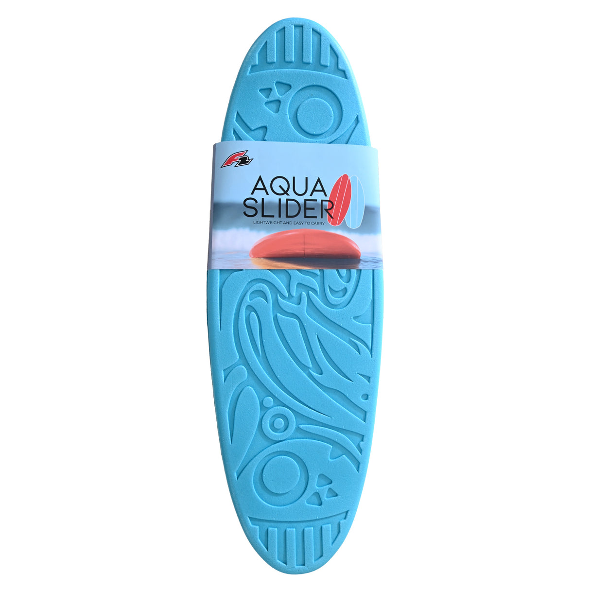 F2 Skim Board Aqua Slider 24 x 74 x 4cm Hellblau