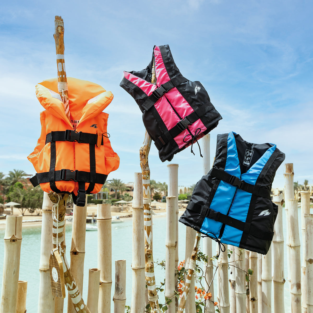 F2 Schwimmhilfe Core Weste SUP Auftriebshilfe 50N Blau - Größe wählbar