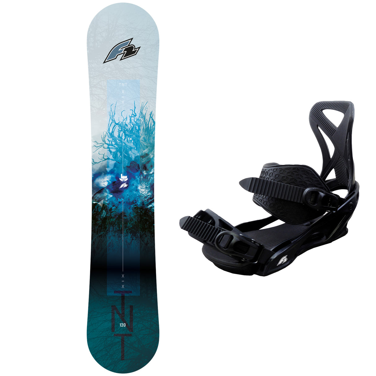 F2 Set Herren Snowboard TNT mit Bindung Sonic Pro Größen wählbar