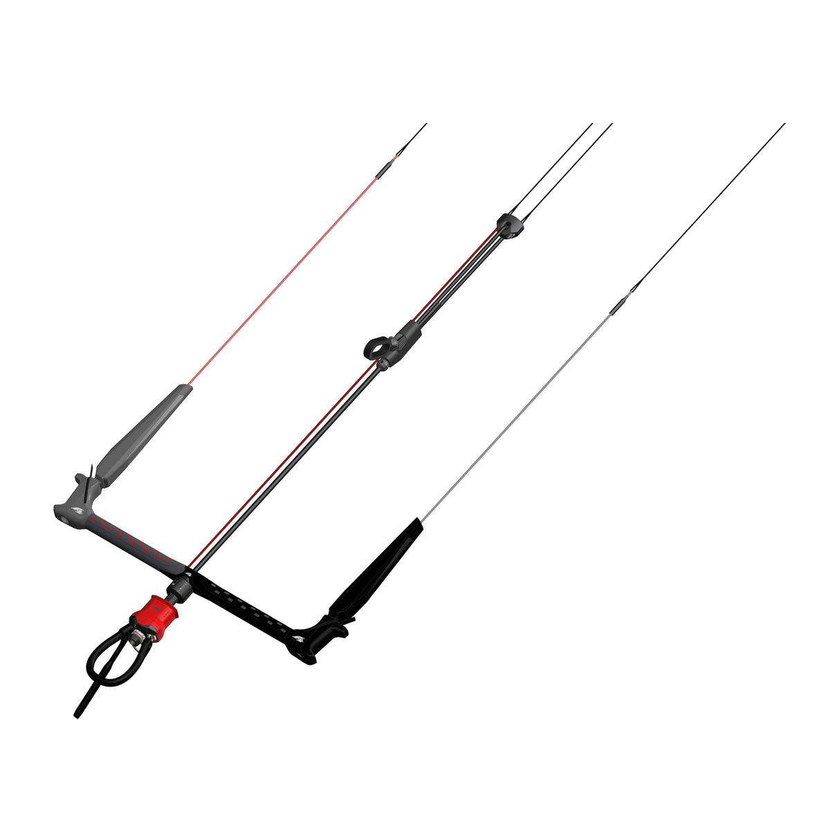 F2 Set Kite Ride V5 7qm + Kiteboard Ride White Icon 141cm + Control Bar 46cm