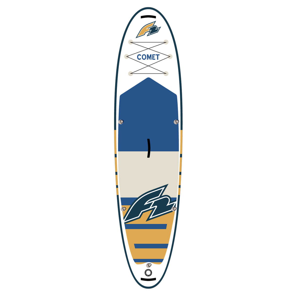 F2 SUP Stand Up Paddle Board Comet Weiss - Komplettset Größen und Zubehör wählbar