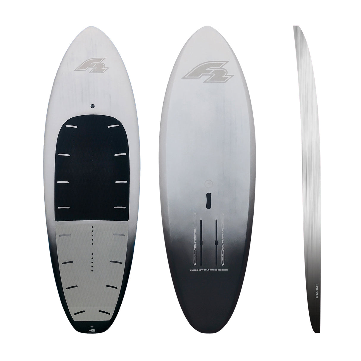 F2 Set Foilboard Lightning Weiss 135L + Alu Foil 2000 + Wing 4qm