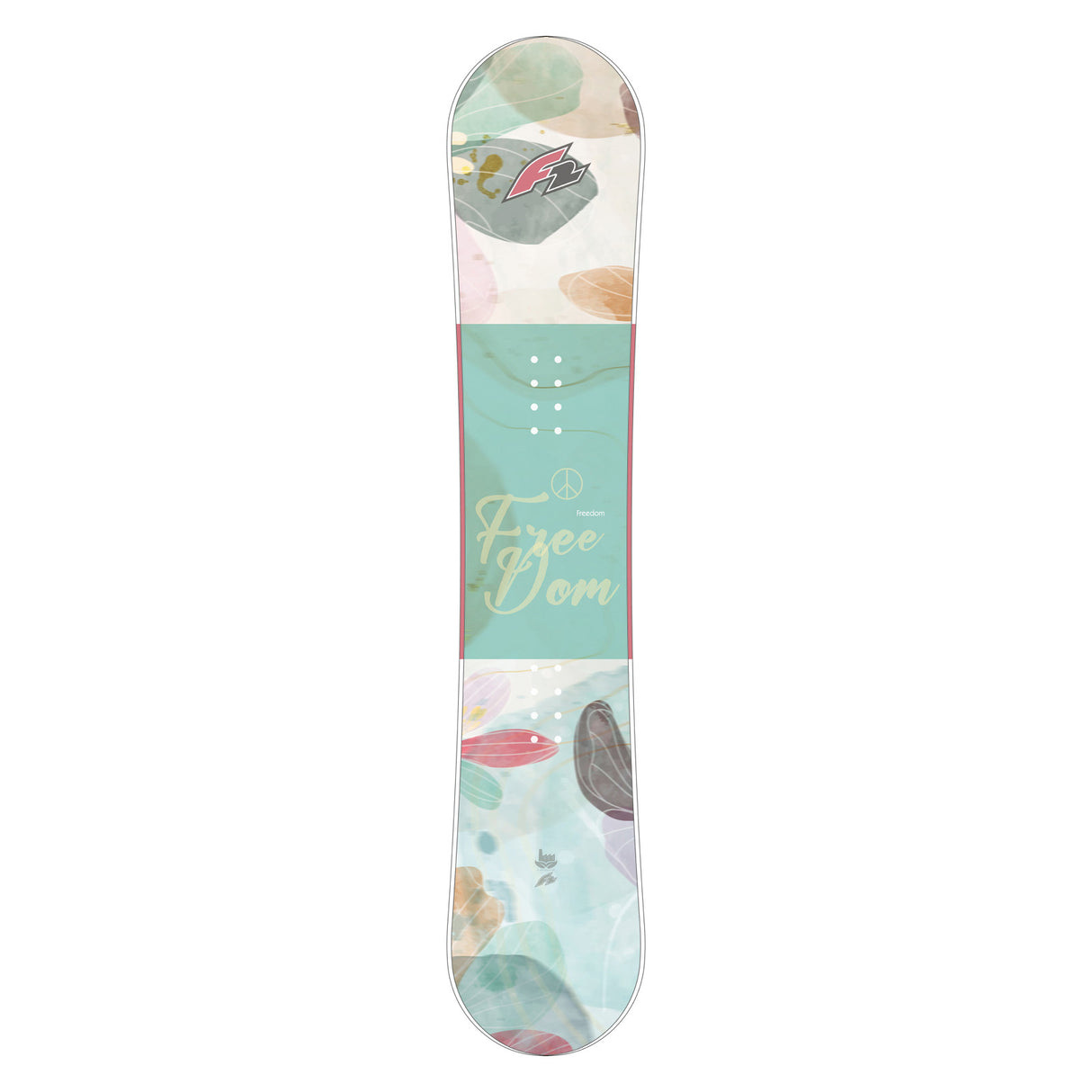 F2 Set Snowboard Junior Freedom Girl Mint 130cm + Pipe Bindung M
