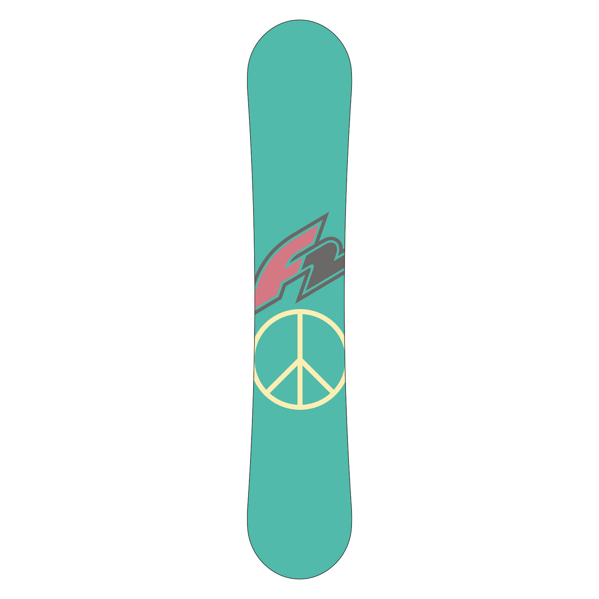 F2 Set Snowboard Junior Freedom Girl mit Pipe Bindung Komplettset Größen wählbar