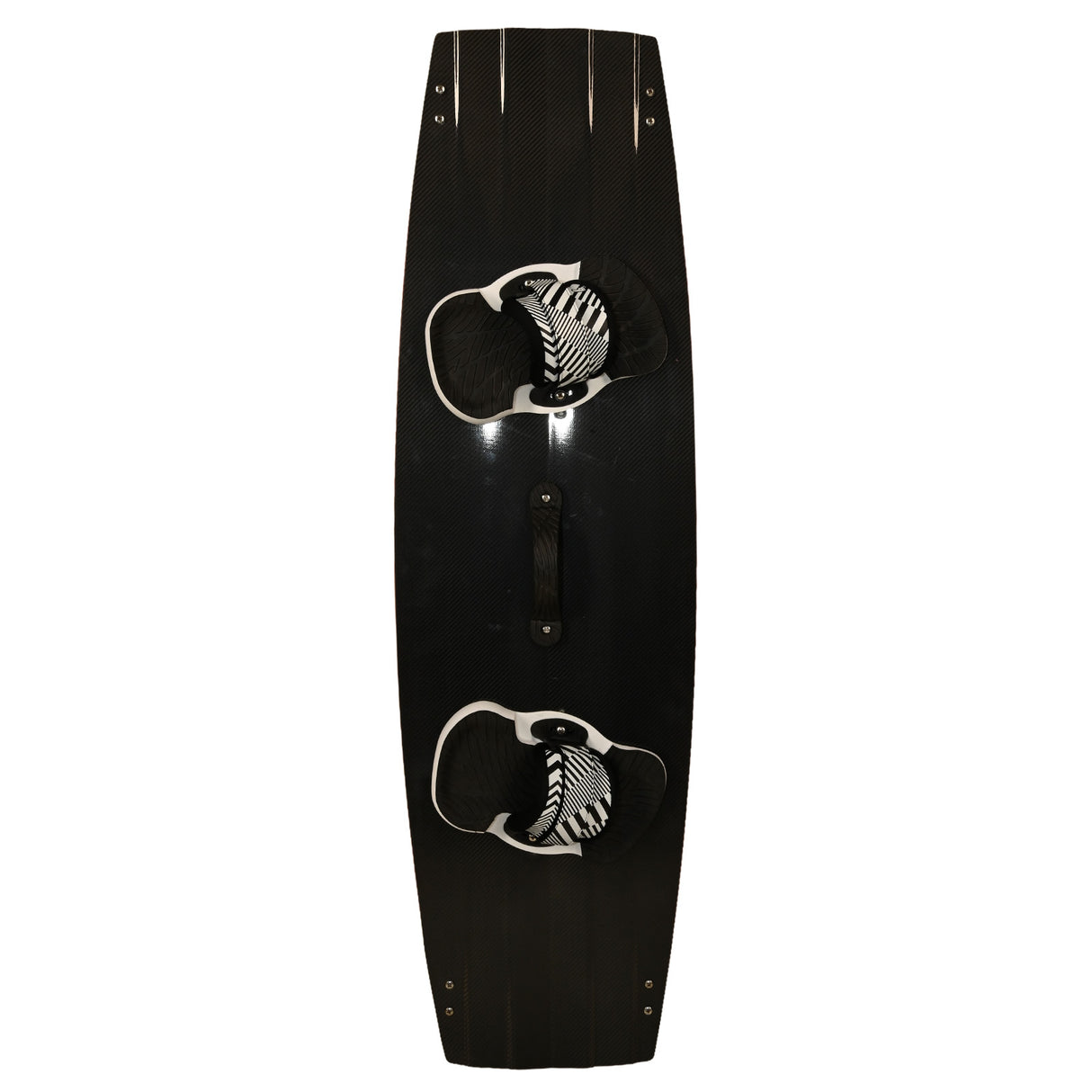 F2 Set Kiteboard Black Carbon 142cm + Bindung S/M + GFK Finnen
