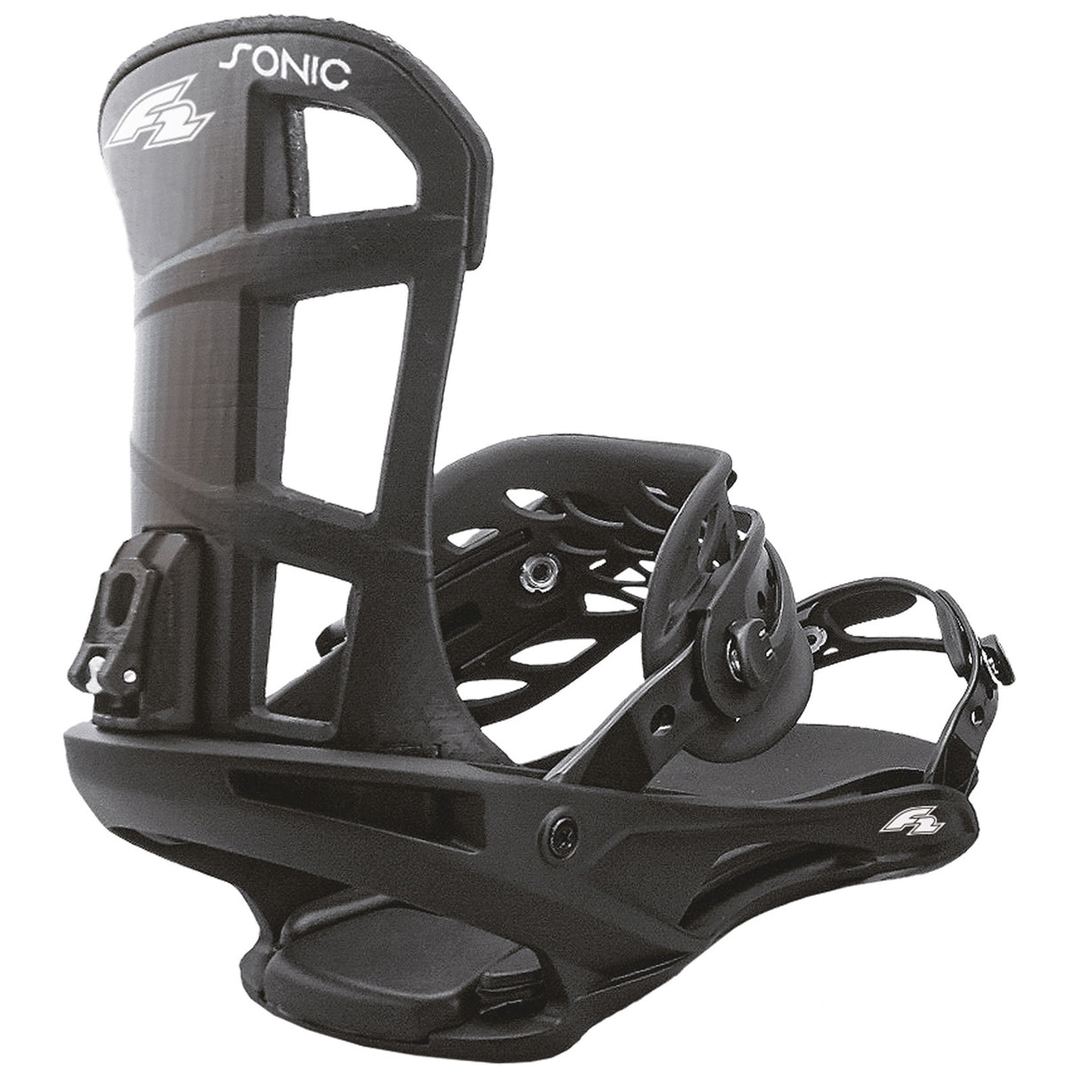 F2 Damen Snowboard Soft Bindung Sonic Pro M Schwarz
