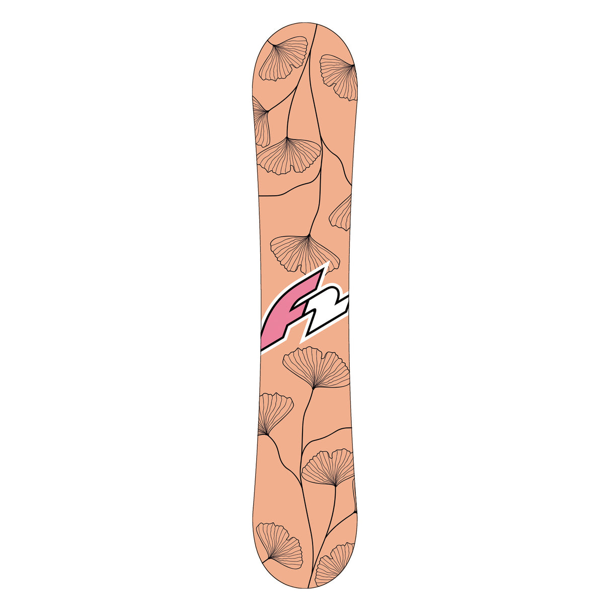 F2 Damen Snowboard White Deck Freeride Größe wählbar Weiß 2025