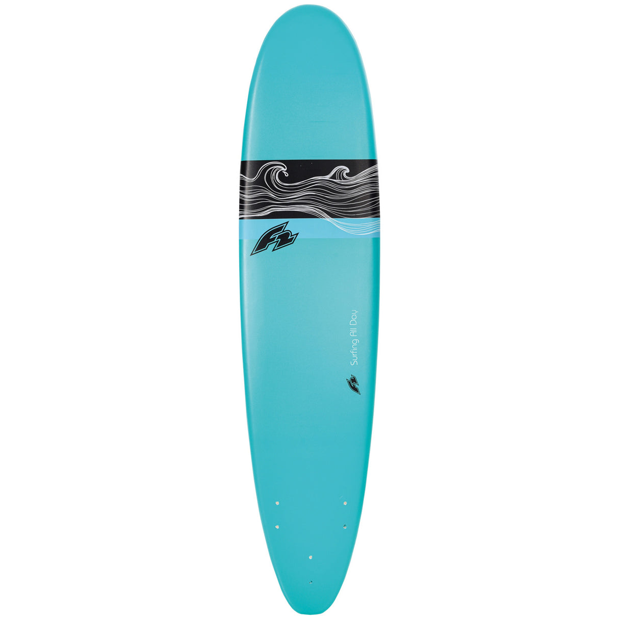 F2 Wellenreiter Softboard 6'6"/8'0" wählbar Türkis