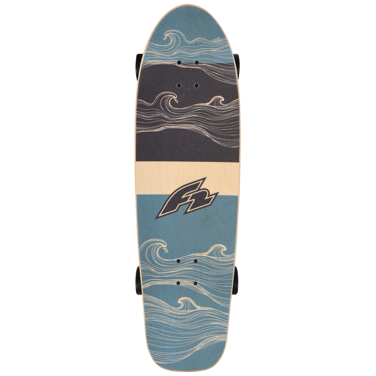F2 Komplett Board Carving Board Skateboard Skate 9,0"/9,25" wählbar Blau