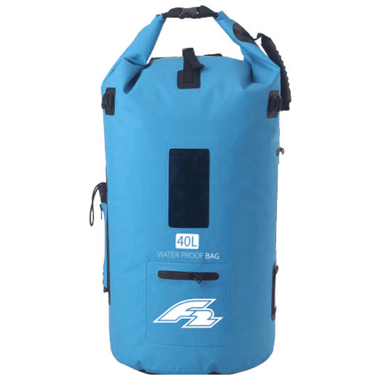 F2 Tasche Aqua - Bag 40L Schwarz/Blau Farbe wählbar