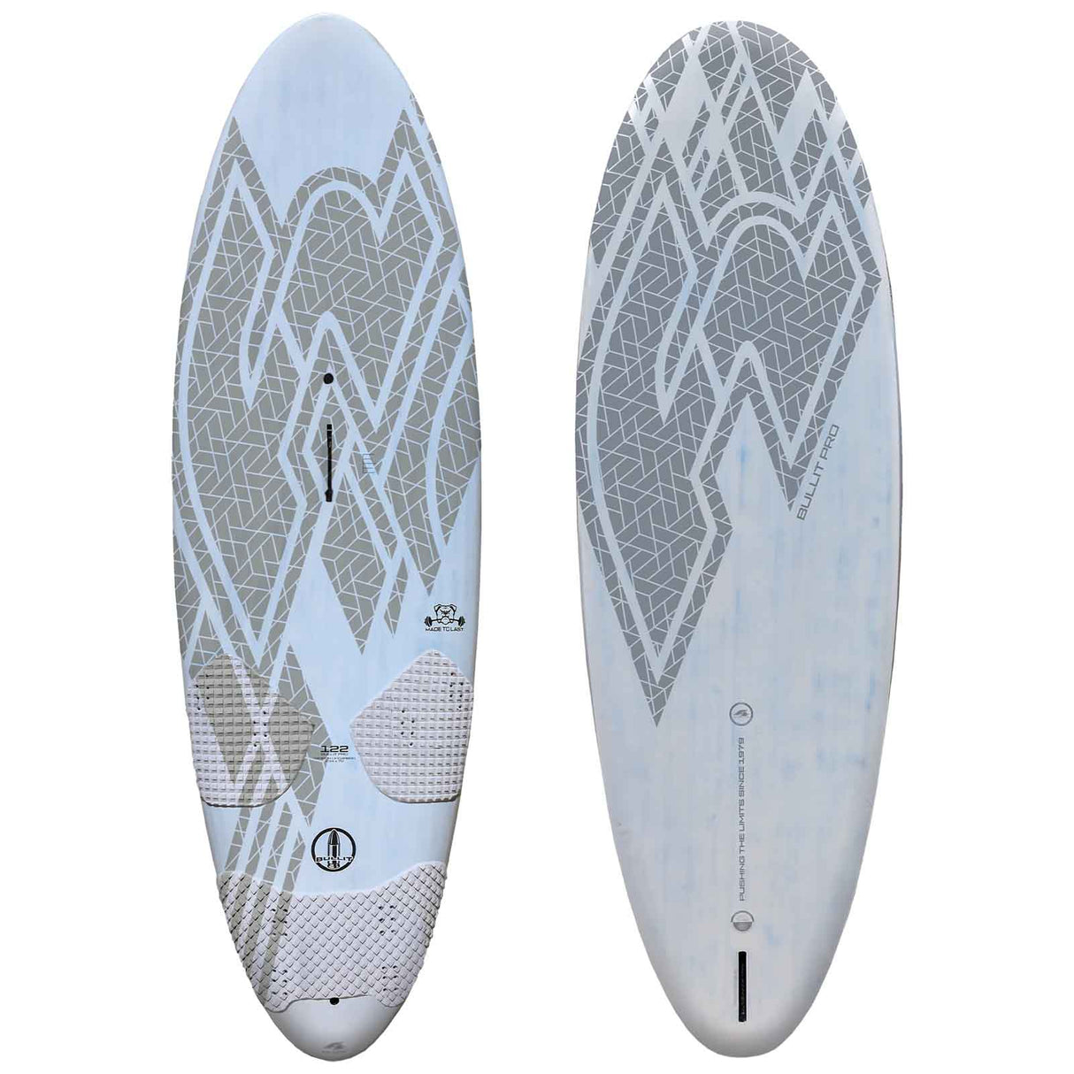 F2 Windsurfboard Bullit Pro 102-142L Größe wählbar Grau