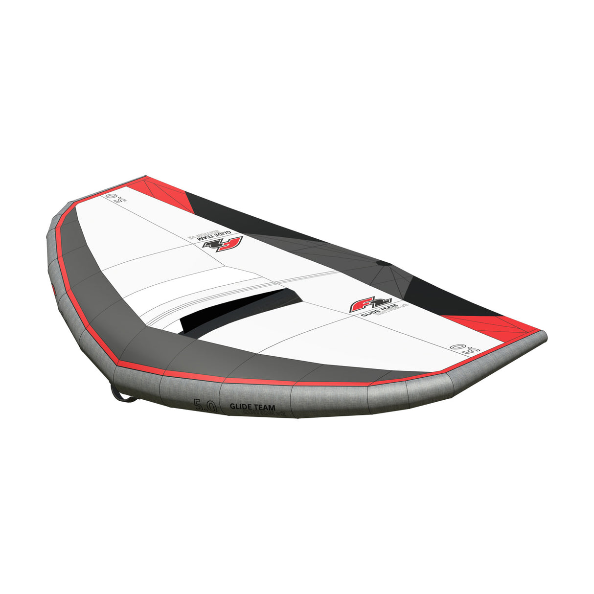 F2 Wing Glide Team Edition Carbon Handle 3,5-7,5qm wählbar Weiss/Grau