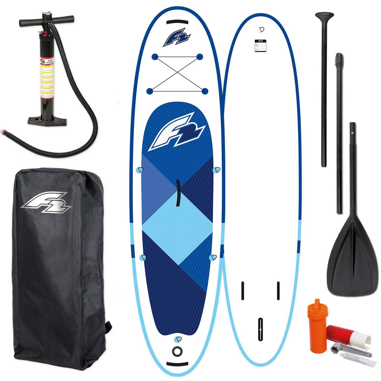 F2 Stand Up Paddling Board Prime SUP 11,5 Weiß 2024