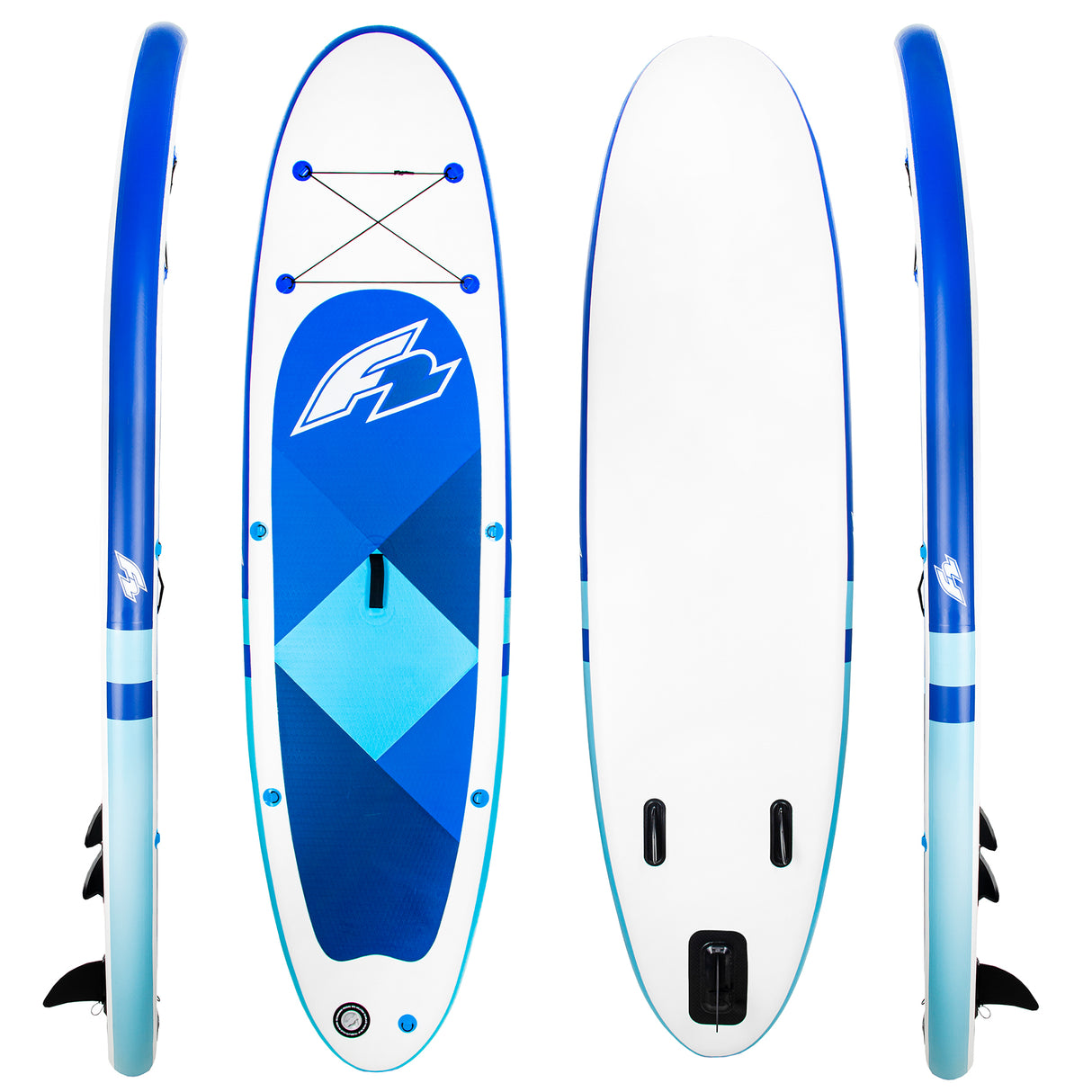 F2 Stand Up Paddling Board Prime SUP Stand Up Paddle 10,5' Weiß - Leichte Fehler