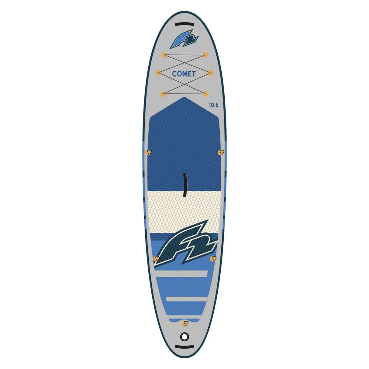 F2 SUP Stand Up Paddle Board Comet - Board only Grau - Größe wählbar