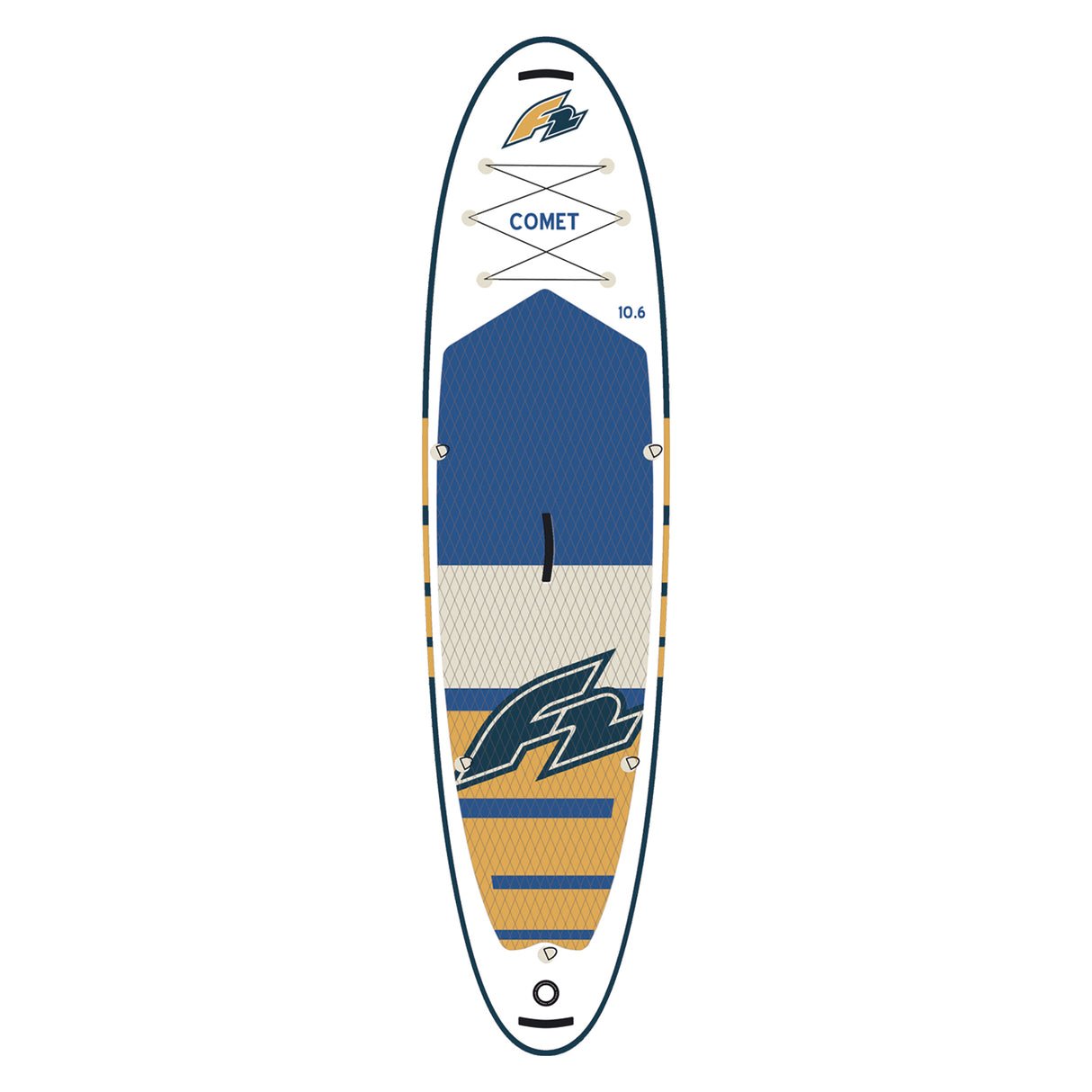 F2 SUP Stand Up Paddle Board Comet Weiss - Komplettset Größen und Zubehör wählbar