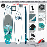 F2 SUP Stand Up Paddle Board Lotus Damen - Größe/Farbe/Zubehör wählbar