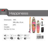 F2 Damen SUP Stand Up Paddle Board Happiness Größe wählbar Multicolor