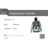 F2 Damen Neopren Oberteil Happiness Hoodie 3 mm Größe wählbar Multicolor