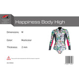 F2 Damen Neopren Anzug Happiness Body High 2 mm Größe wählbar Multicolor