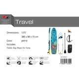 F2 SUP Stand Up Paddle Board Travel WS 12'0''/12'5'' wählbar Blau