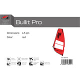 F2 Windsurf Segel Bullit Pro 6-8qm Größe wählbar Rot