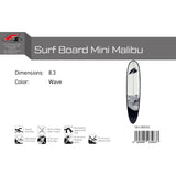 F2   Wellenreiter Surf Board Mini Malibu  8,3 Wave
