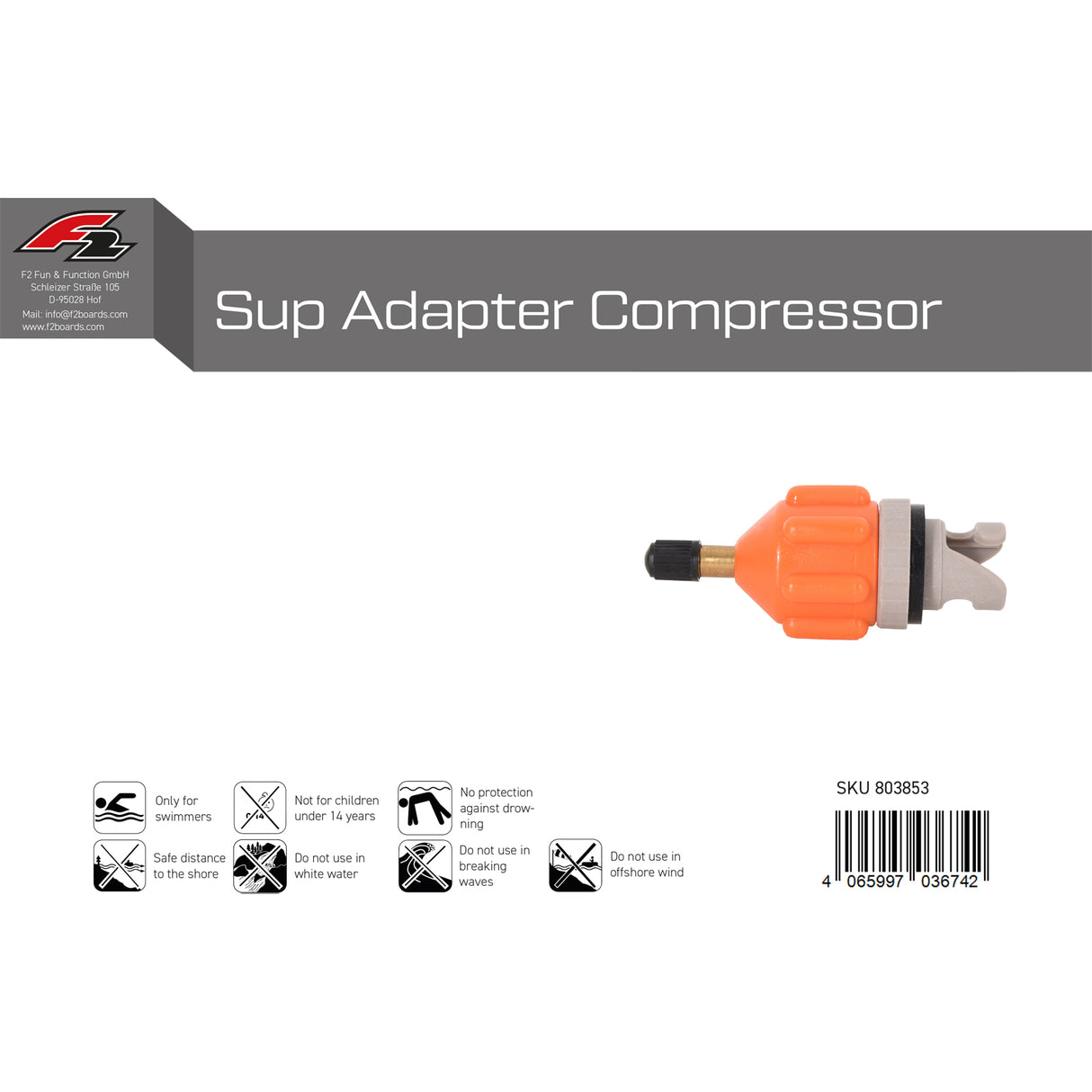 F2 SUP Adapter Compressor