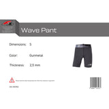 F2 Herren Neopren Hose Wave Pant 2,5mm XS-XXL Größe wählbar Anthrazit
