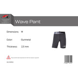 F2 Herren Neopren Hose Wave Pant 2,5mm XS-XXL Größe wählbar Anthrazit