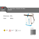 F2   Tasche Storm - Rucksack  20 L Weiss