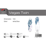 F2 Windsurfboard Vegas Twin Sport 126-156L Größe wählbar Weiss/Blau