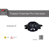 F2  Trapez Freeride Pro Harness Gr. XS-XL wählbar Schwarz