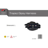 F2  Trapez Gipsy Harness Gr. XS-L wählbar Schwarz
