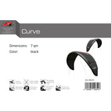 F2 Kite Curve 7-15qm Größe wählbar Schwarz
