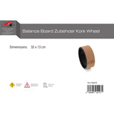 F2   Balance Board Zubehör Kork Wheel Balance Training  32x13cm