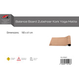 F2   Balance Board Zubehör Kork Tpe Yoga Mat Balance Training  183x61cm