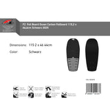 F2  Foil Board Ocean Carbon Foilboard Größe wählbar Schwarz