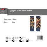 F2  Kiteboard Air Wood Komplett 136cm Blau