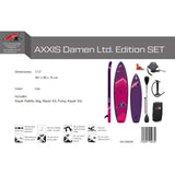 F2  Stand Up Paddle Board AXXIS - Damen SUP Größe wählbar Pink