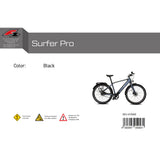 F2  E-Bike Touring Citysurfer Premium Pedelec 18,5kg 27,5" Schwarz